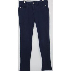 Pur Womens Dark Blue Jeans Size S Made In USA With Lace Pocket Accent Scarlette